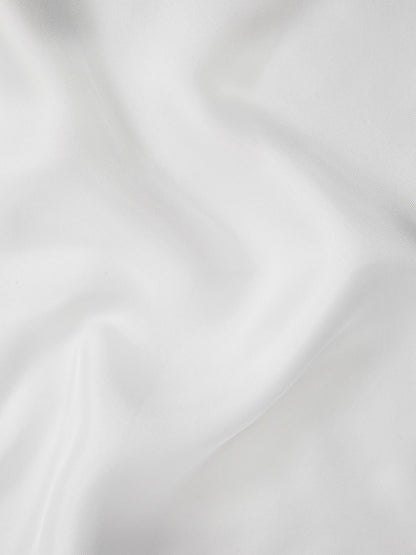 Plain Silk Pocket Square in White Men | Reiss