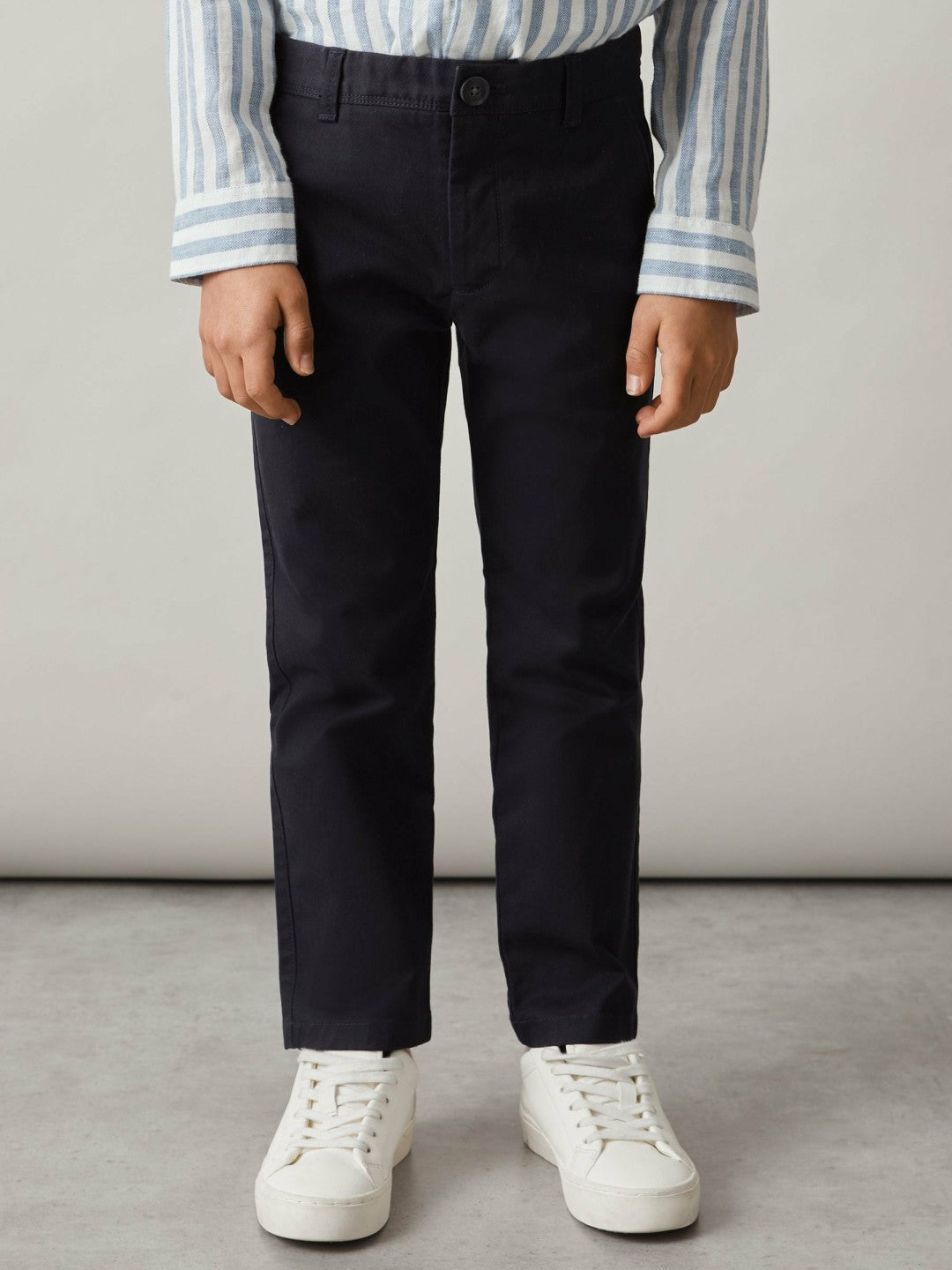 9-14 yrs Slim Fit Casual Chinos in Navy Children & Baby | Reiss