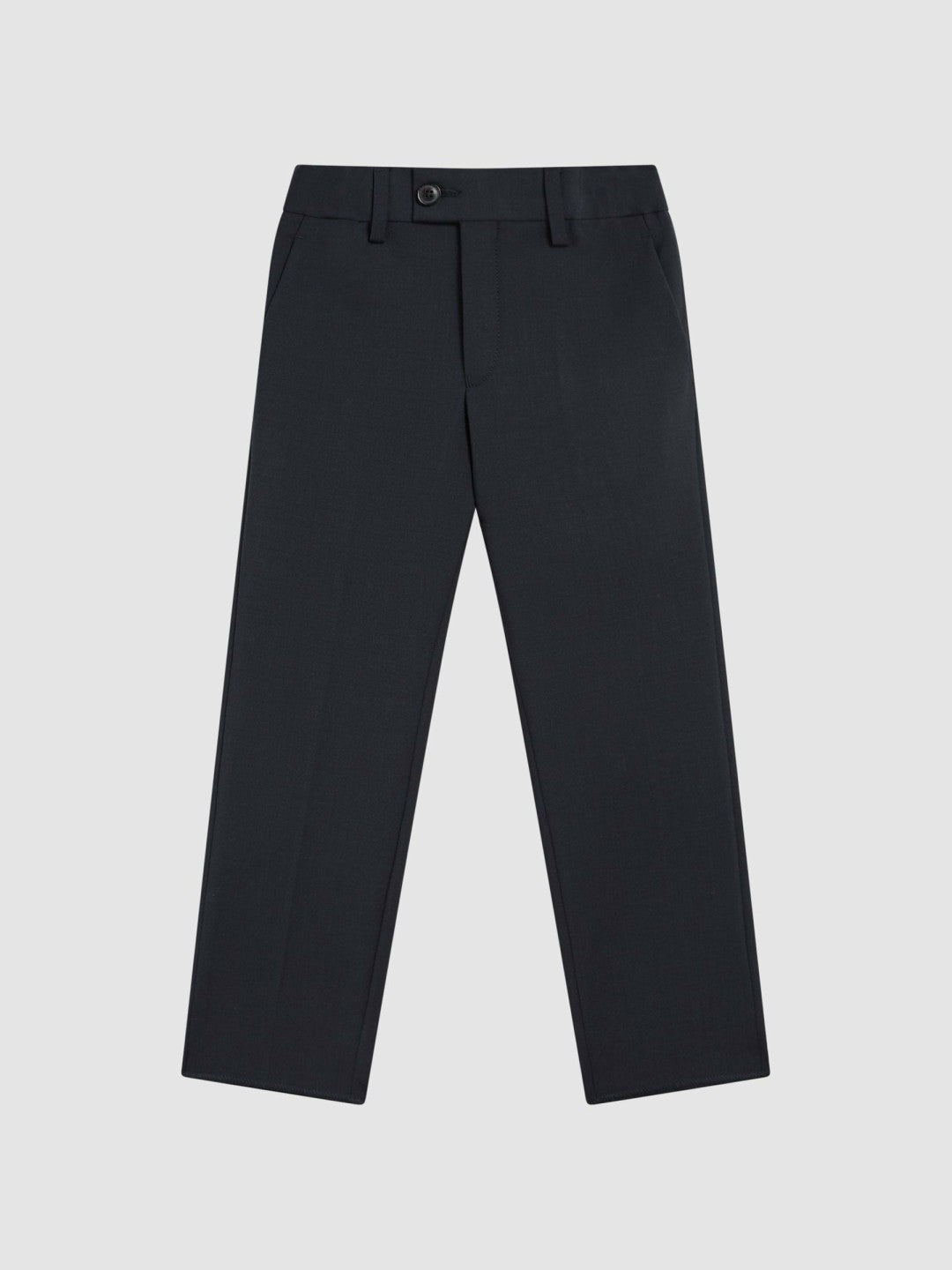 4-9 yrs Wool-Blend Suit Trousers in Navy Children & Baby | Reiss
