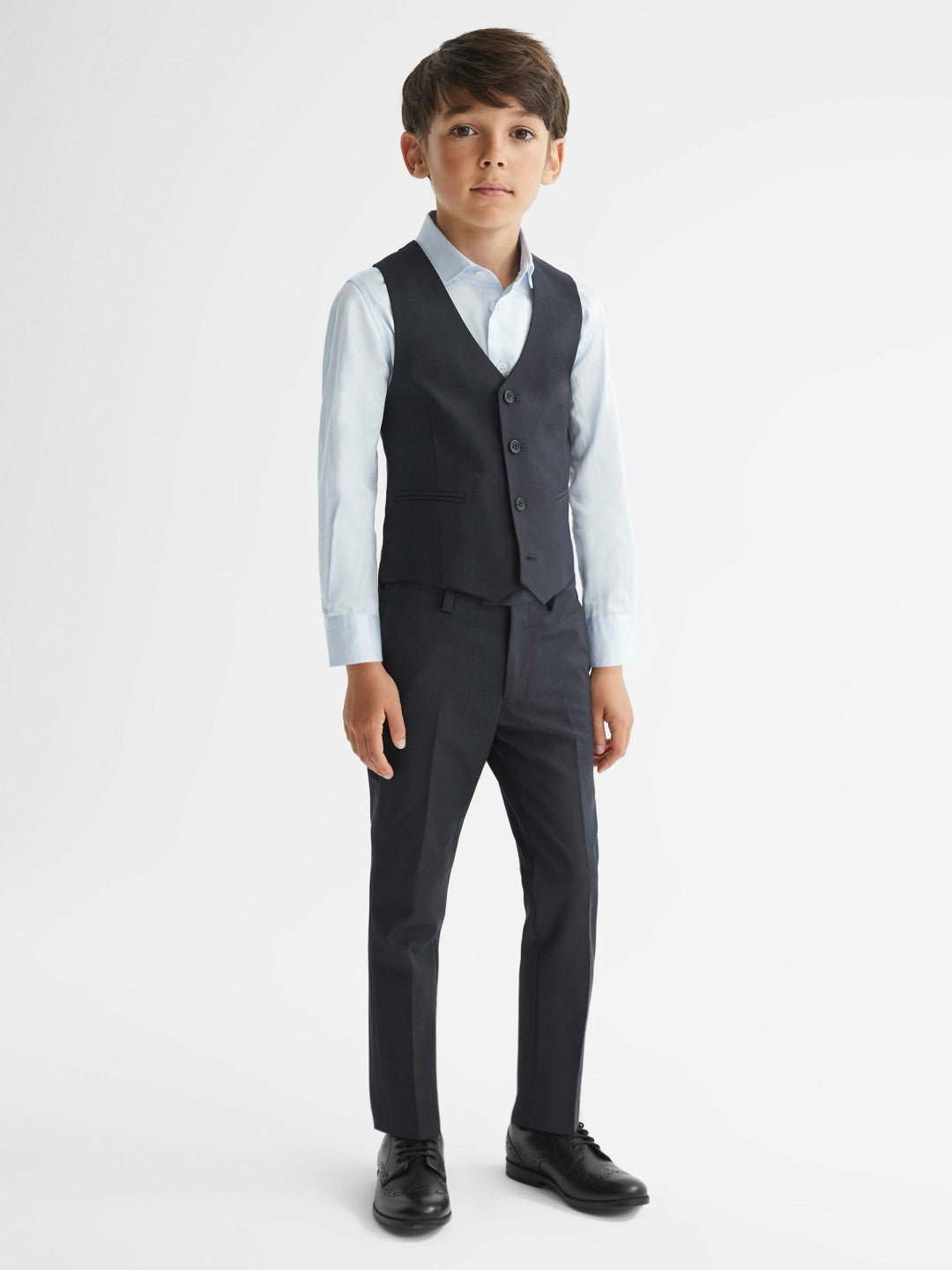 4-9 yrs Modern Fit Waistcoat in Navy Children & Baby | Reiss