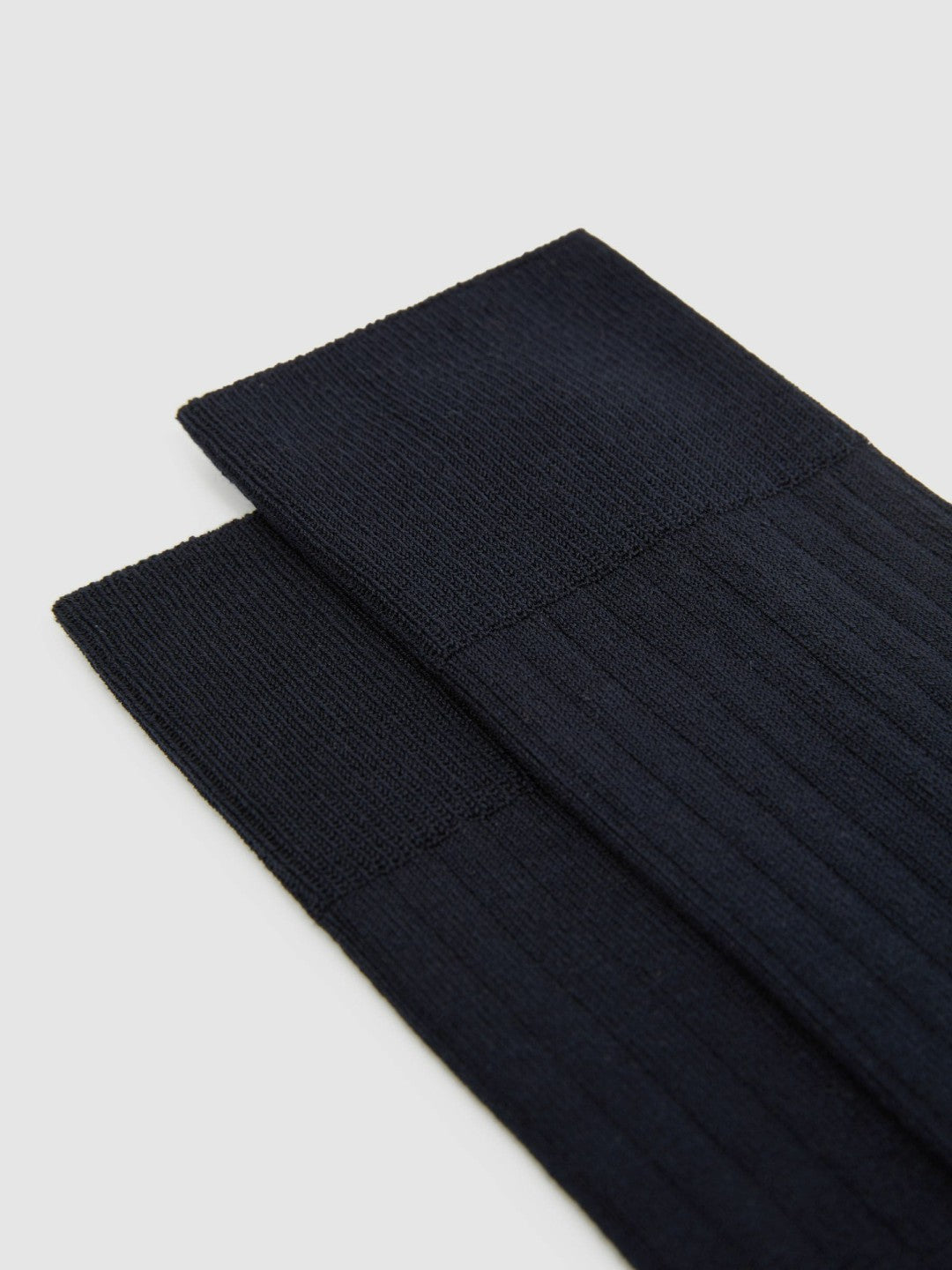 Ribbed Socks in Navy Men | Reiss