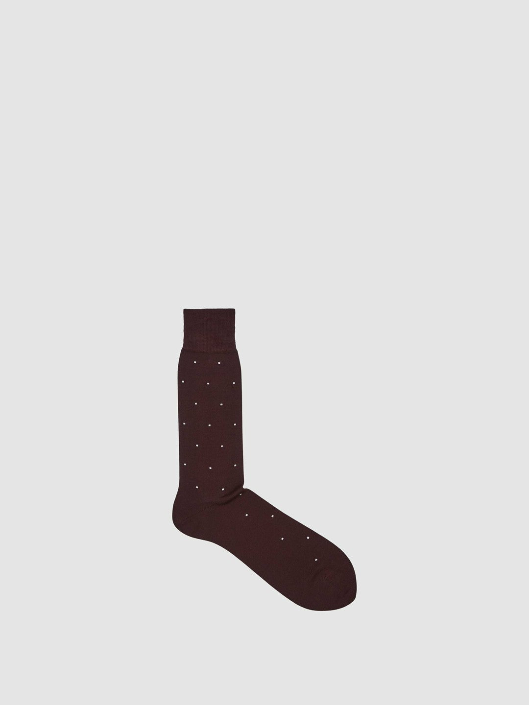 Polka Dot Socks in Bordeaux Men | Reiss