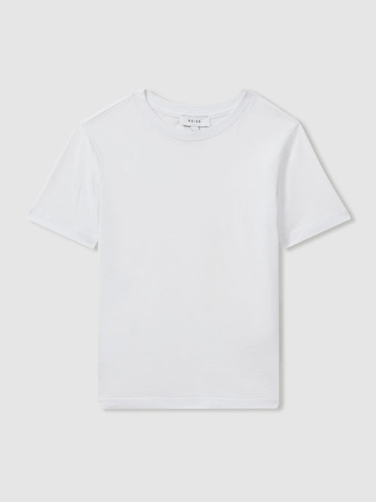 9-13 yrs Crew Neck T-Shirt in White Children & Baby | Reiss