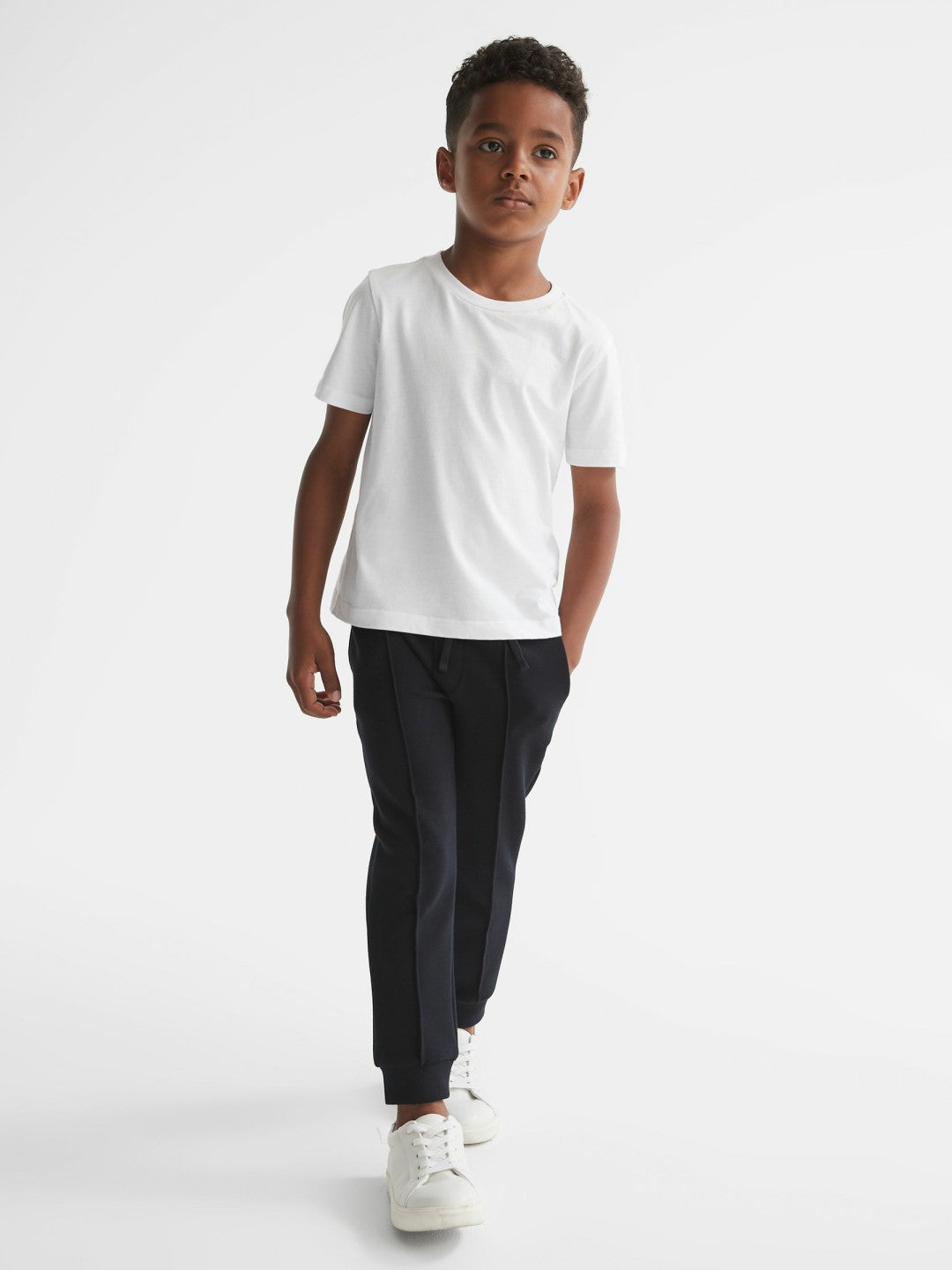 9-13 yrs Crew Neck T-Shirt in White Children & Baby | Reiss