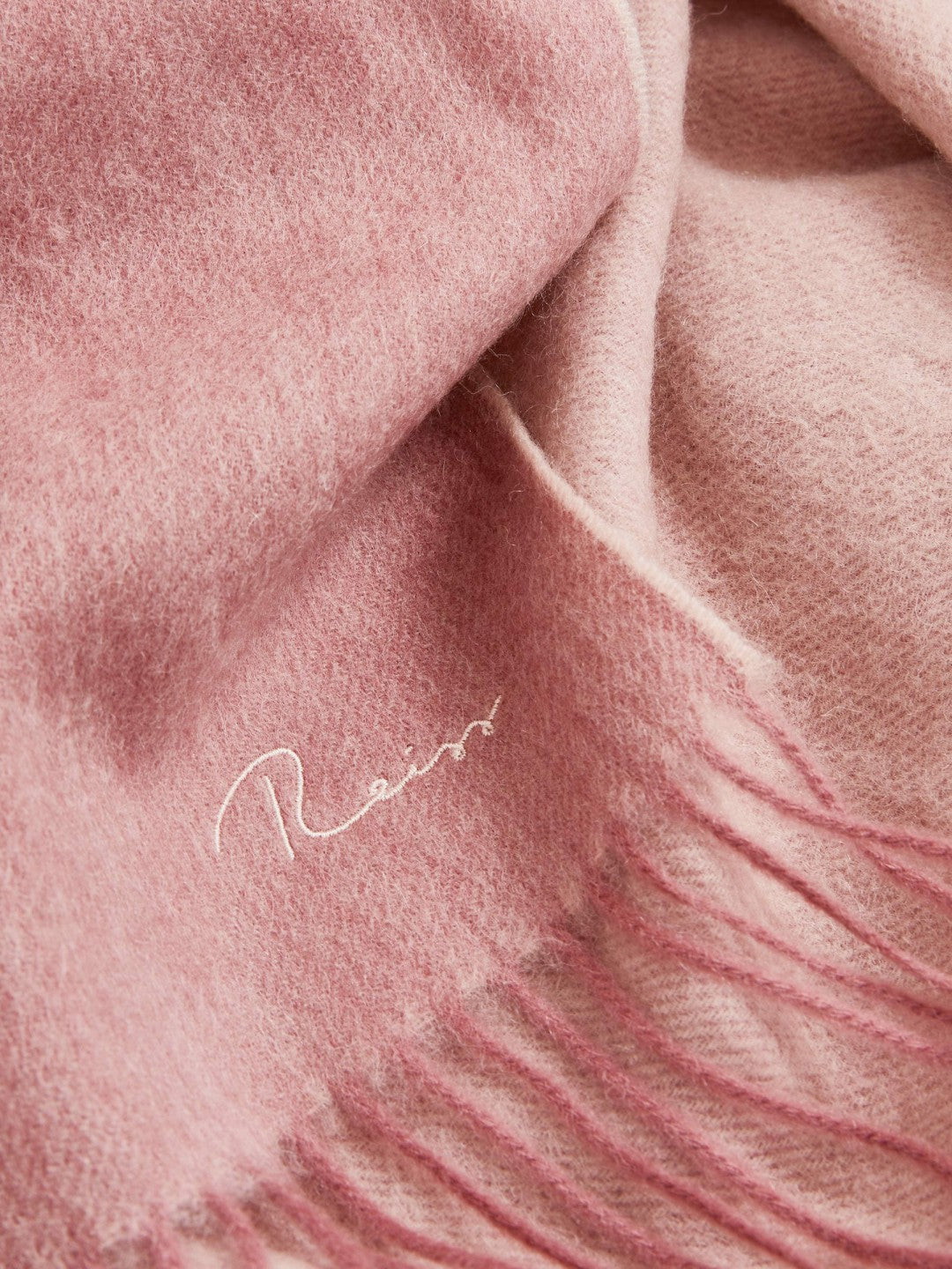 Wool-Cashmere Scarf in Blush Women | Reiss