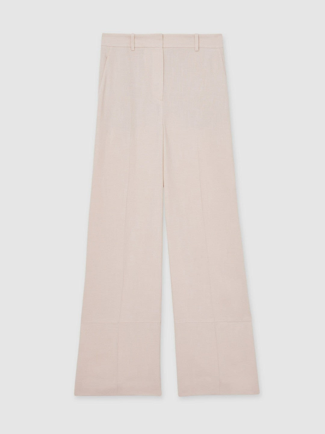 Petite Wide-Leg Suit Trousers in Pink Women | Reiss