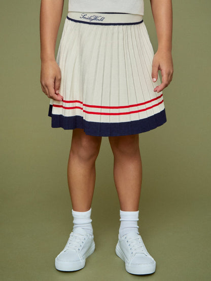 4-9 yrs SmileyWorld Tennis Skirt in Off White Children & Baby | Reiss
