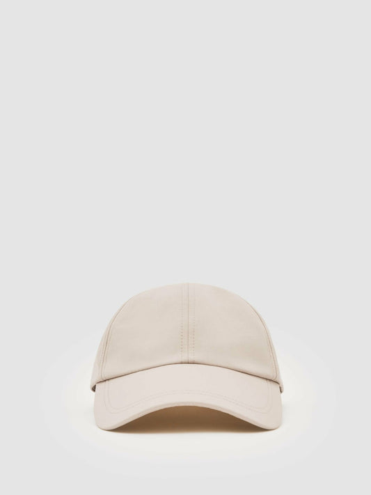 Embroidered-Logo Tech Baseball Cap in Stone Men | Reiss