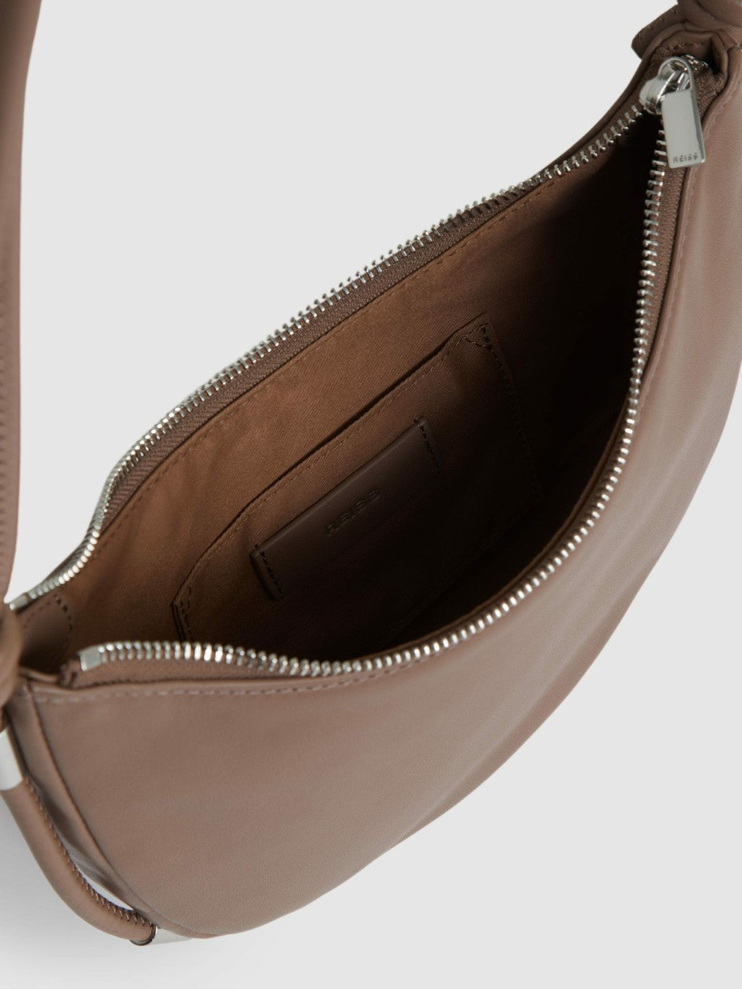 Leather Rope Strap Shoulder Bag in Neutral Women | Reiss