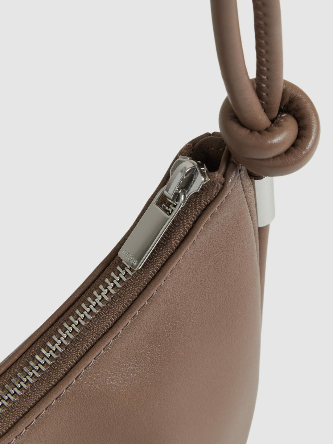 Leather Rope Strap Shoulder Bag in Neutral Women | Reiss
