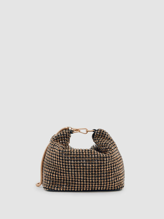 Crystal Bracelet Pouch Bag in Gold Women | Reiss