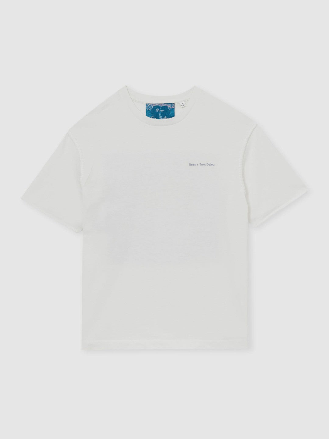 | Tom Daley Graphic-Print T-Shirt in White Men | Reiss