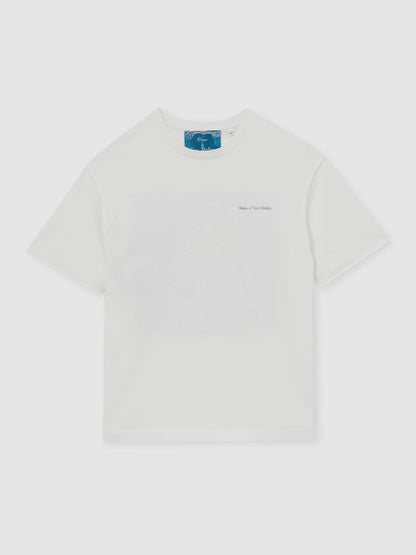 | Tom Daley Graphic-Print T-Shirt in White Men | Reiss
