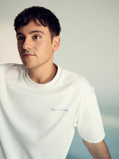 | Tom Daley Graphic-Print T-Shirt in White Men | Reiss
