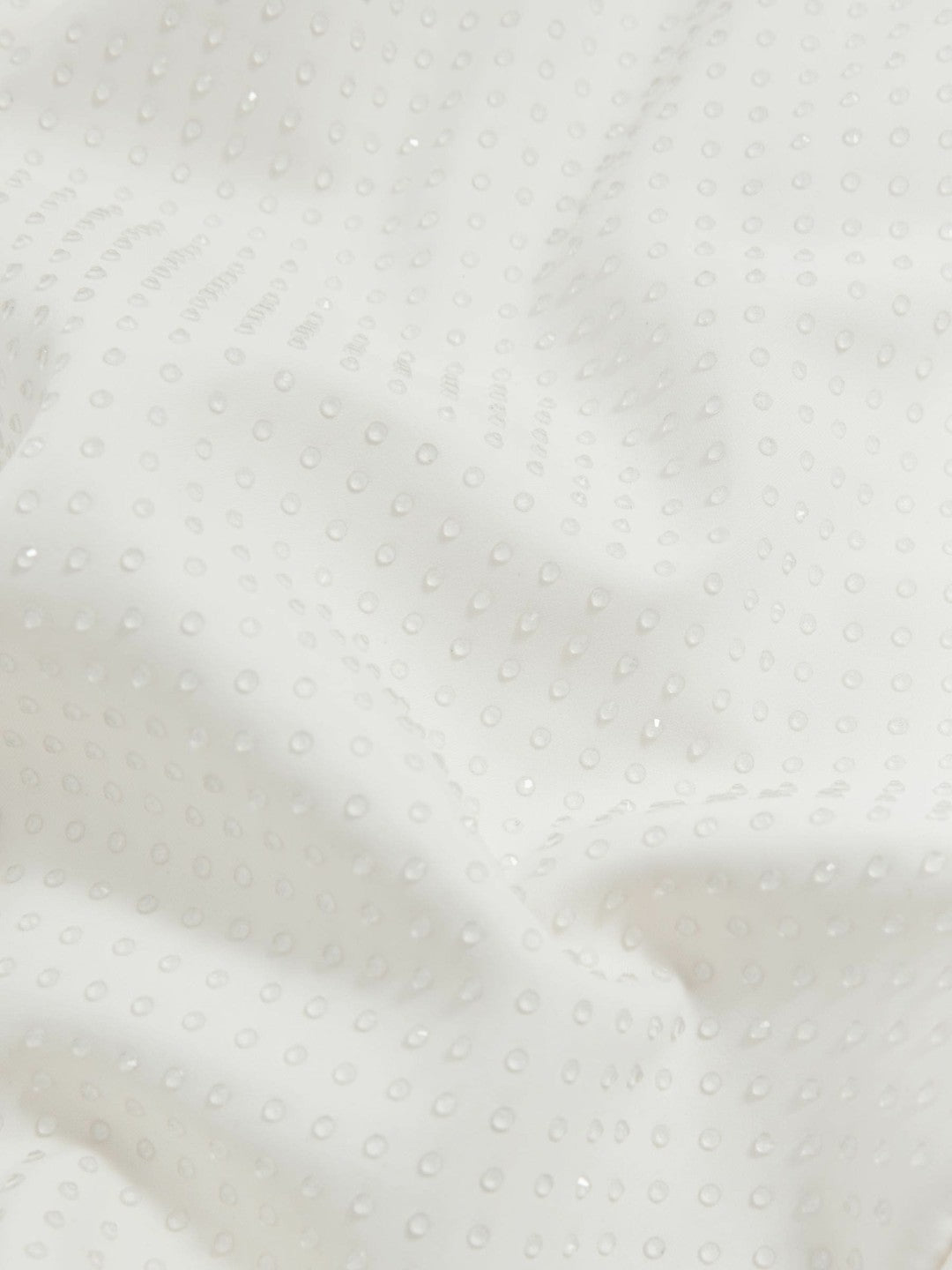 Good American Scuba Crystal Midi Dress in White Women | Reiss