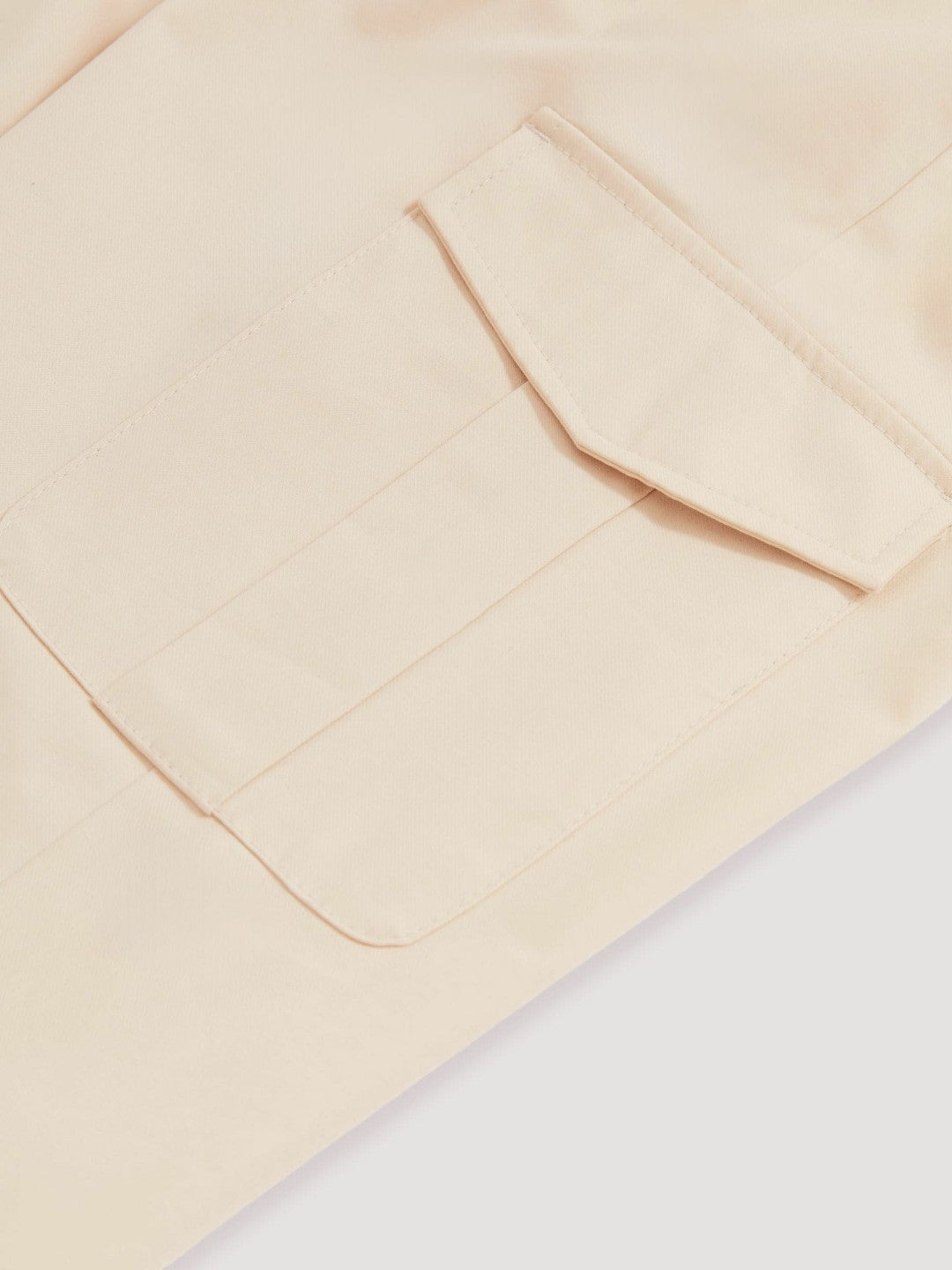 Cotton-Lyocell Cargo Trousers in Light Stone Men | Reiss