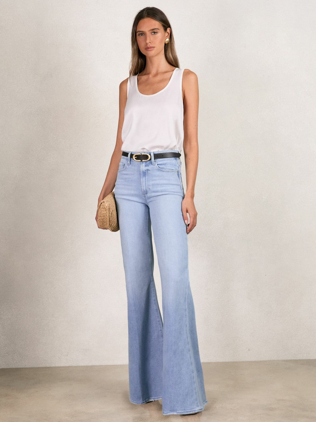 Paige Shorts in Light Blue Women | Reiss