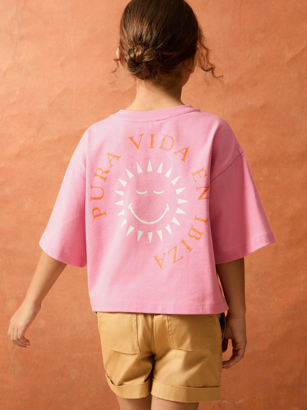 13-14 yrs SmileyWorld | Sun-Print T-Shirt in Pink Children & Baby | Reiss