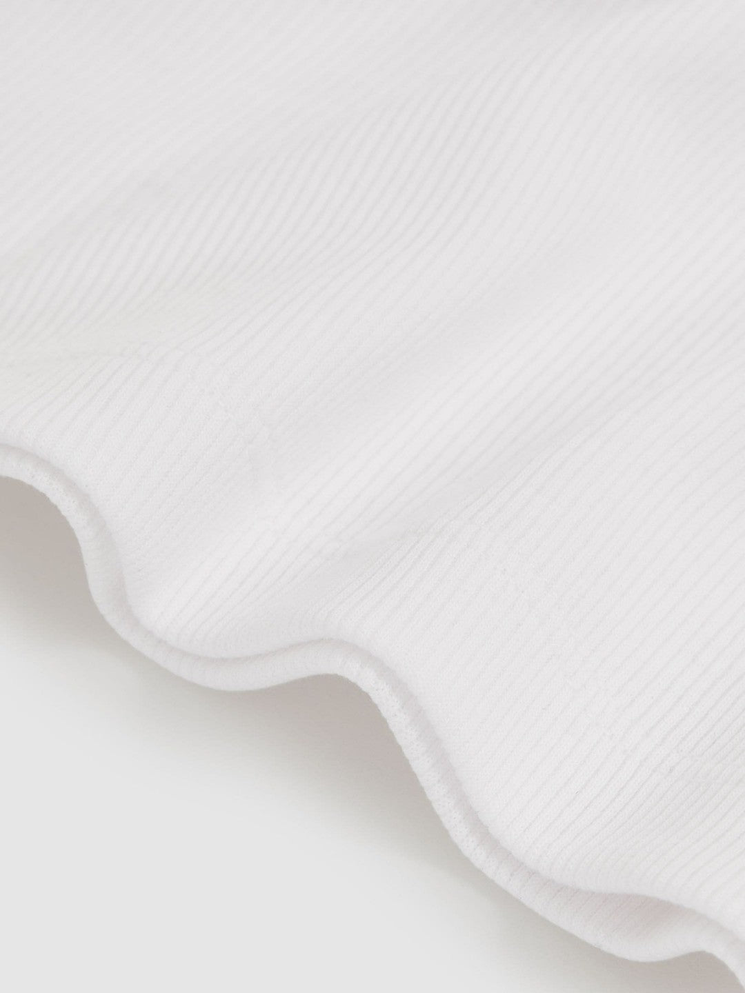 3-9 yrs Stretch-Cotton Ribbed Vest in Ivory Children & Baby | Reiss