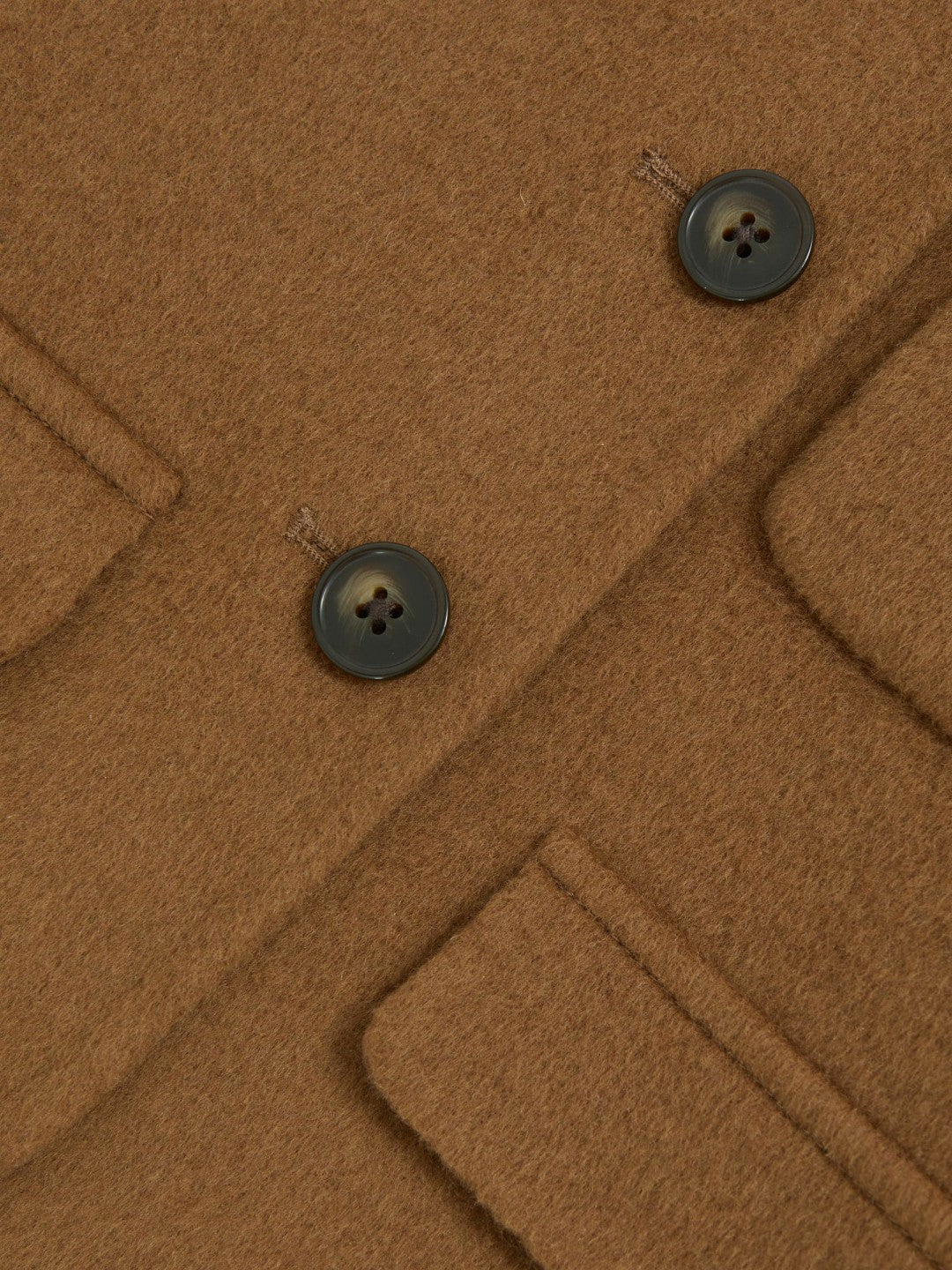 13-14 yrs Wool-Blend Cropped Collarless Jacket in Camel Children & Baby | Reiss