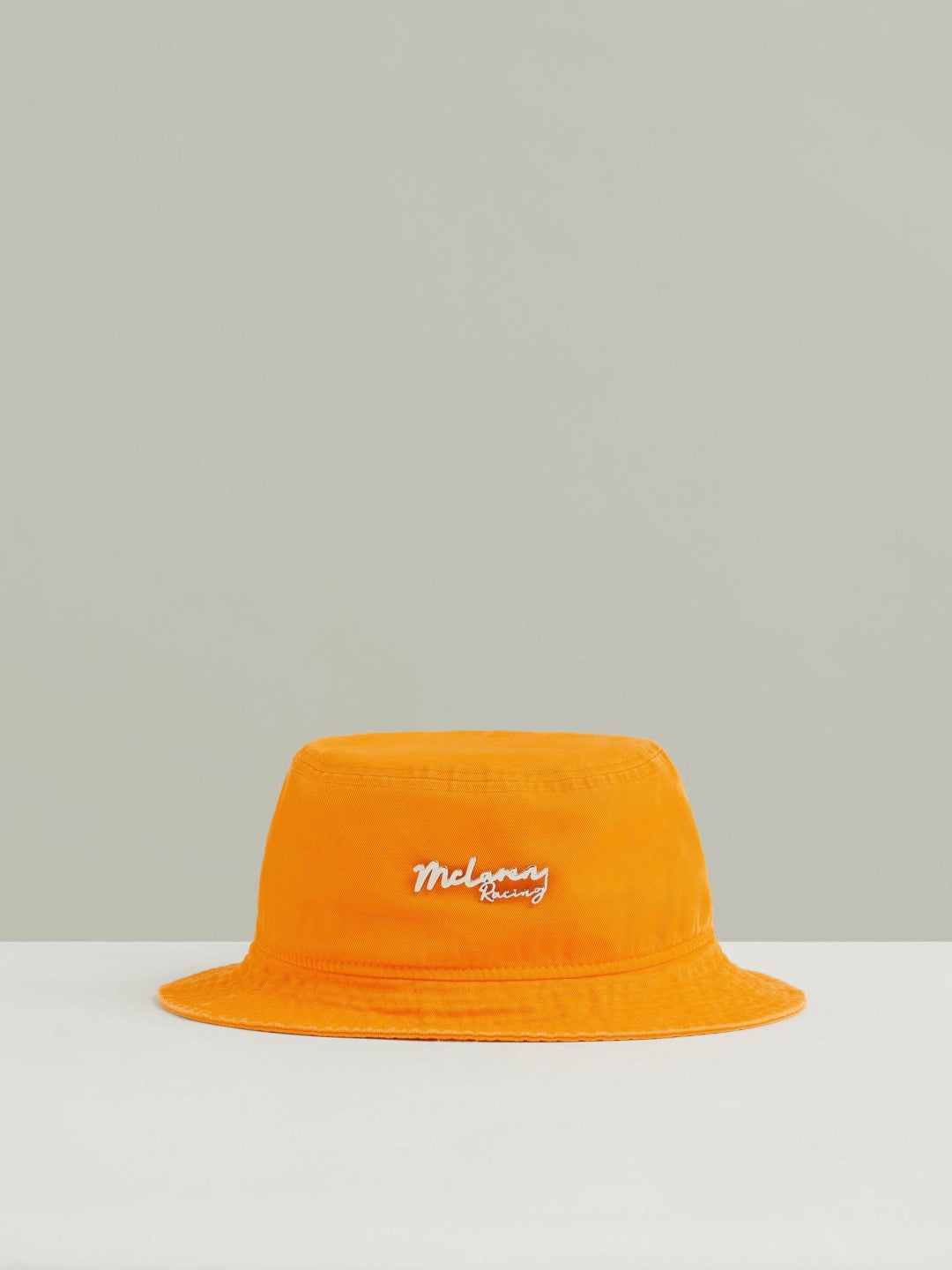 Unisex Fit McLaren Racing Cotton Bucket Hat in Papaya Orange Men | Reiss