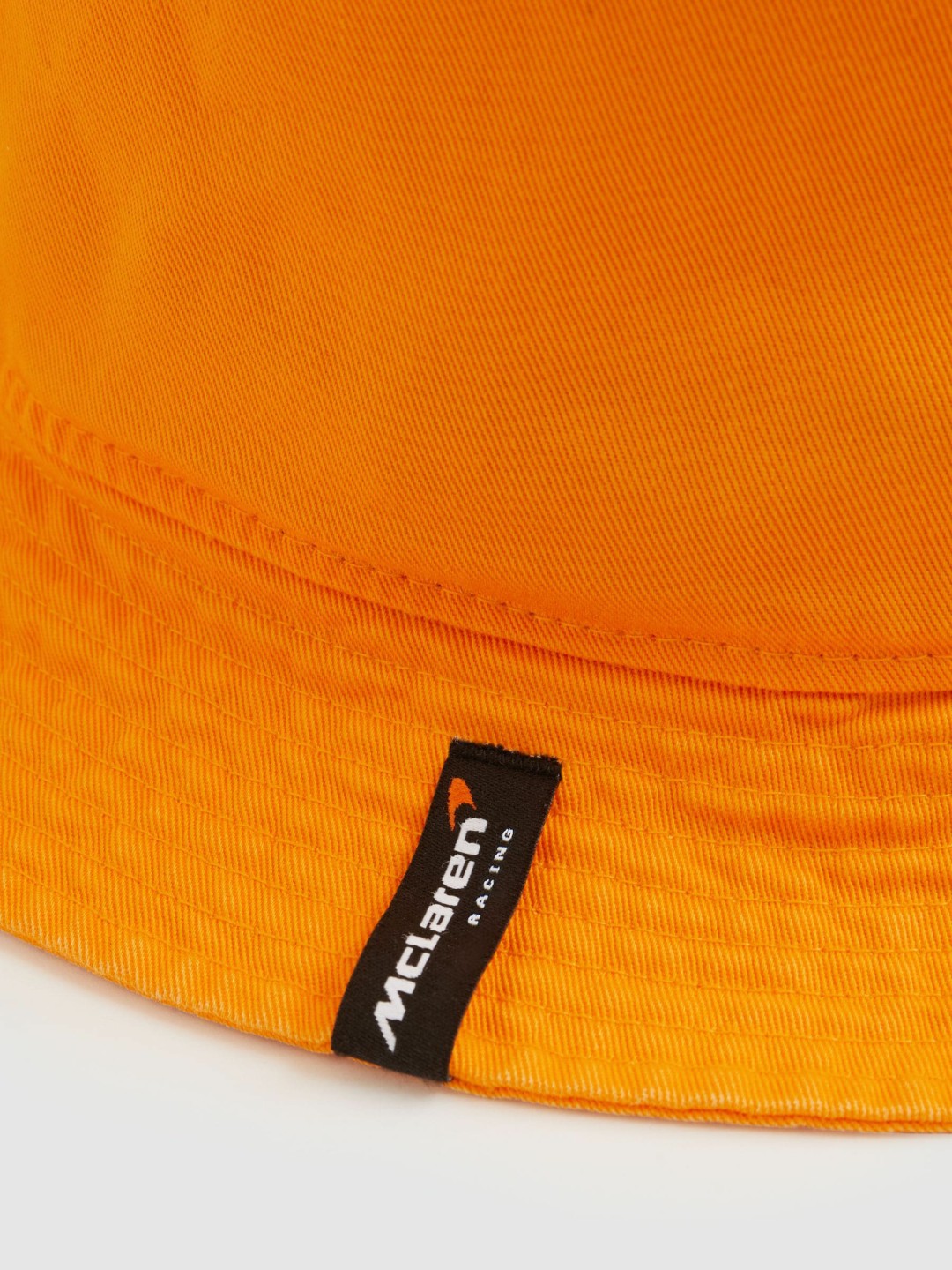 Unisex Fit McLaren Racing Cotton Bucket Hat in Papaya Orange Men | Reiss