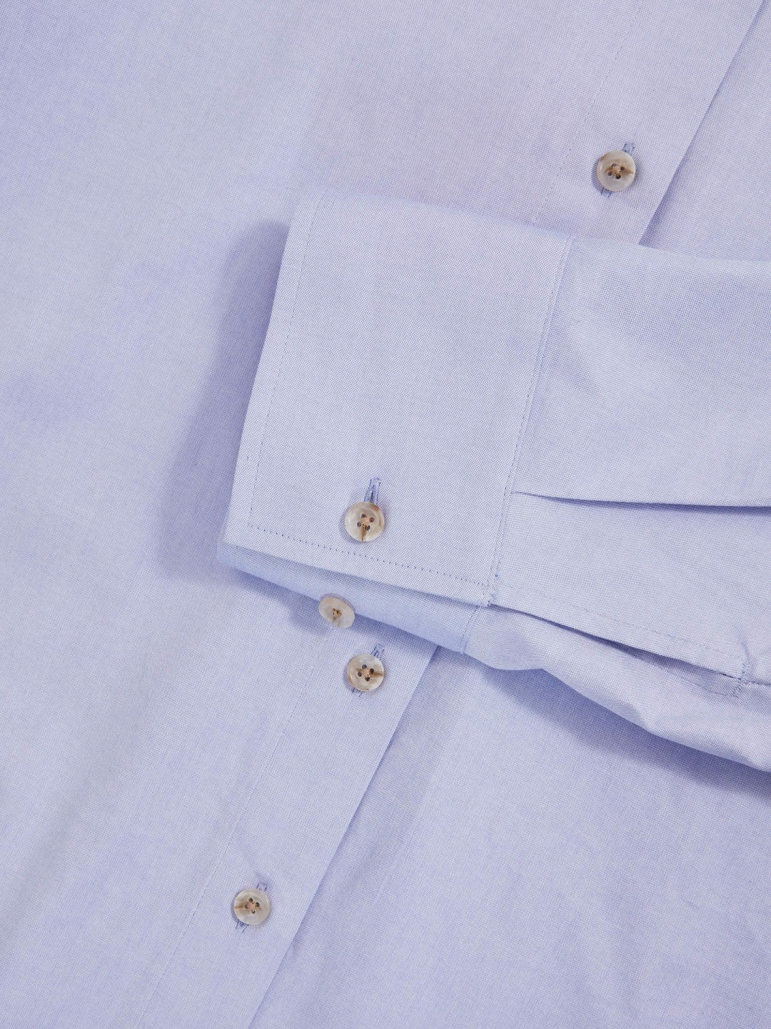 Cotton Button Through Oxford Shirt in Blue Women | Reiss