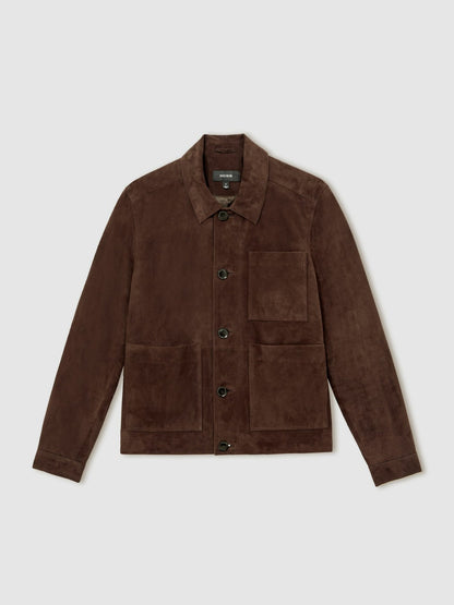 Jacket in Chocolate Brown Men | Reiss