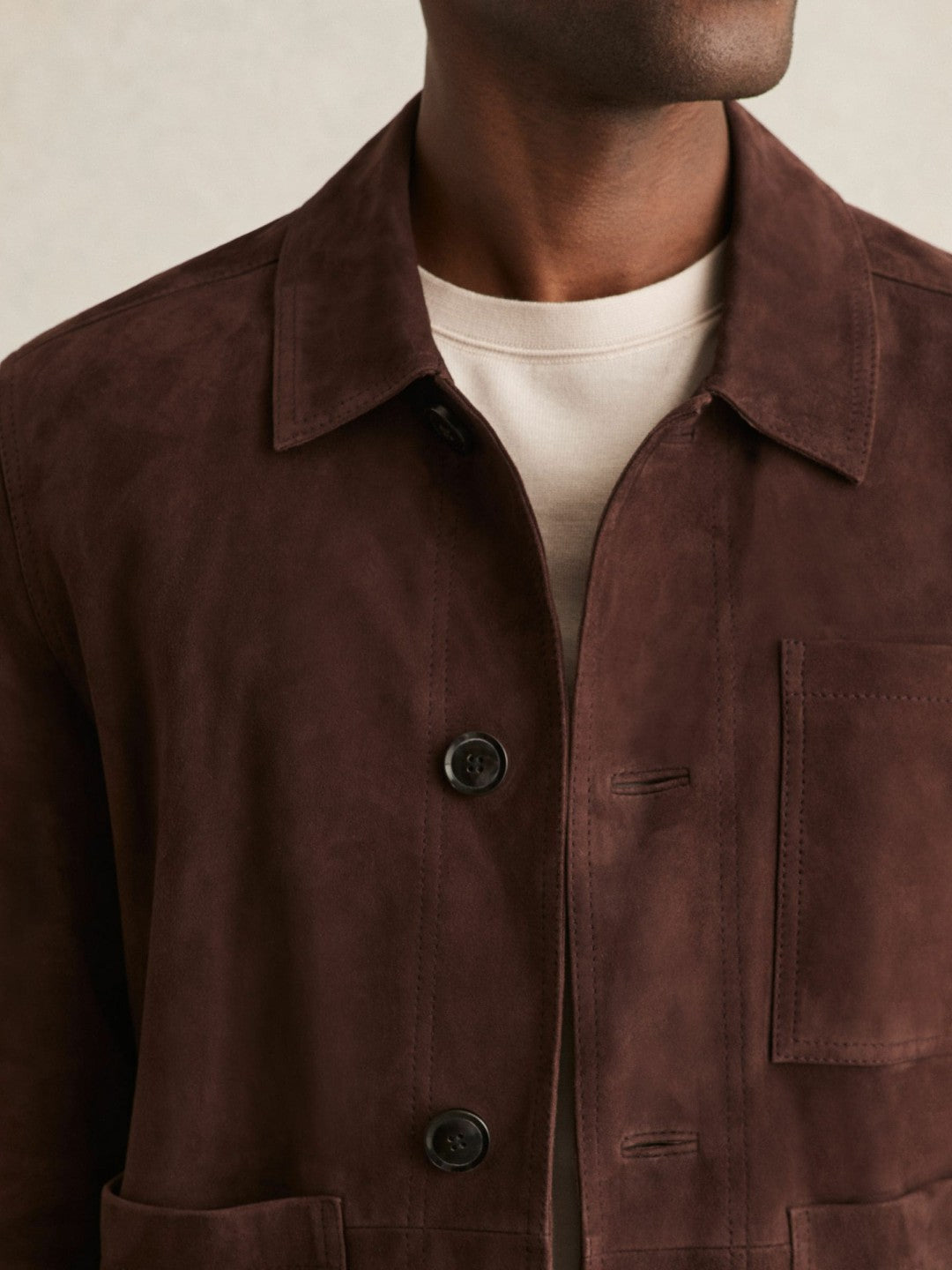 Jacket in Chocolate Brown Men | Reiss