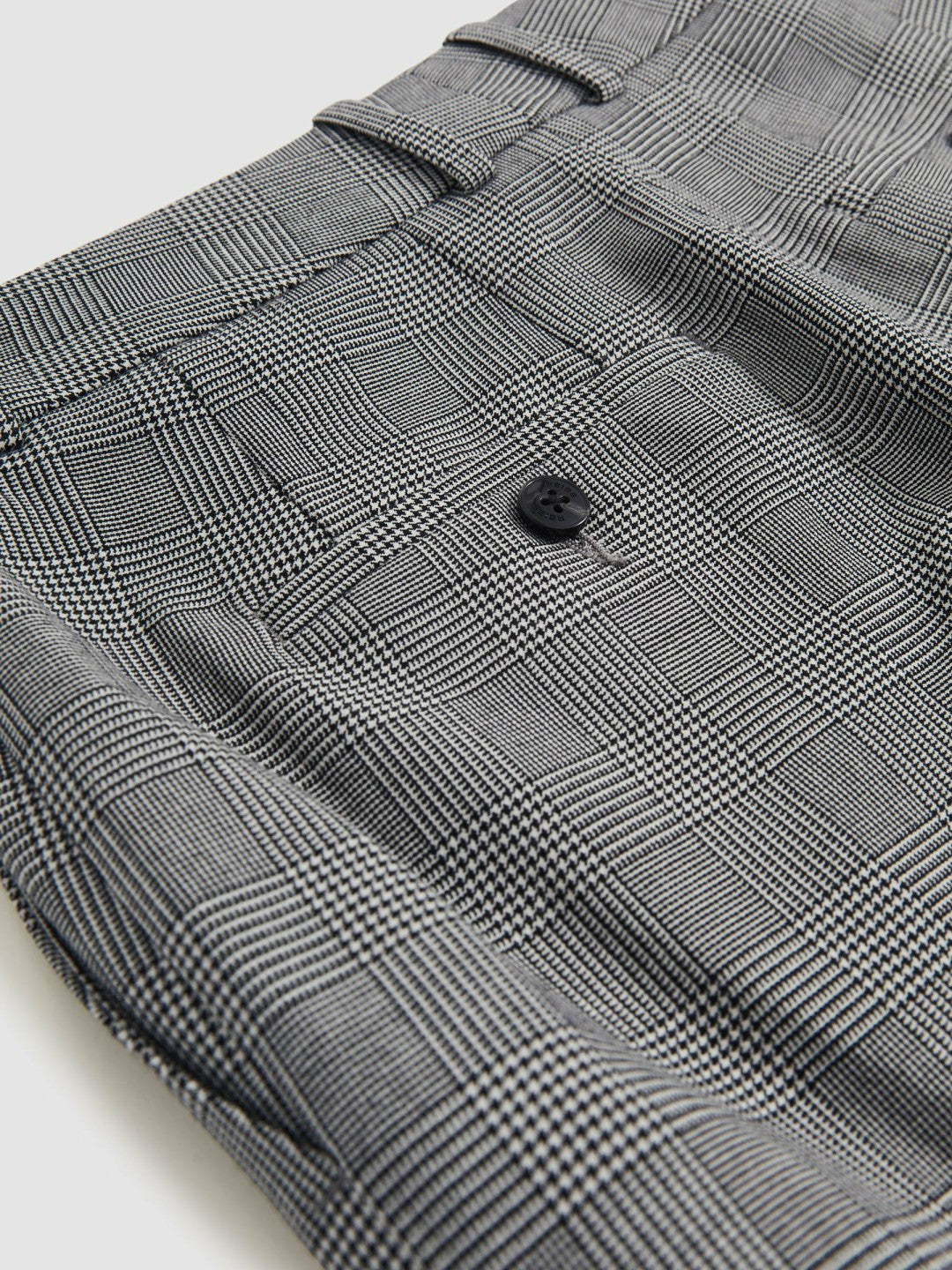 Petite Check Slim-Fit Suit Trousers in Grey Women | Reiss