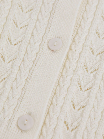 Cardigan in Ivory Children & Baby | Reiss