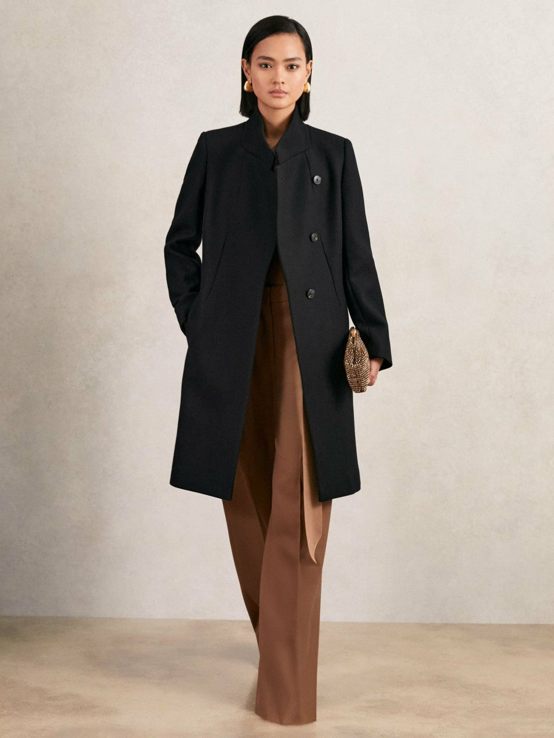 Coat in Black Women | Reiss