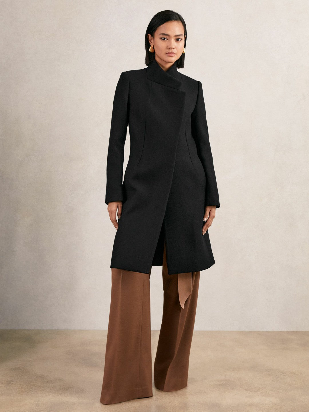 Coat in Black Women | Reiss
