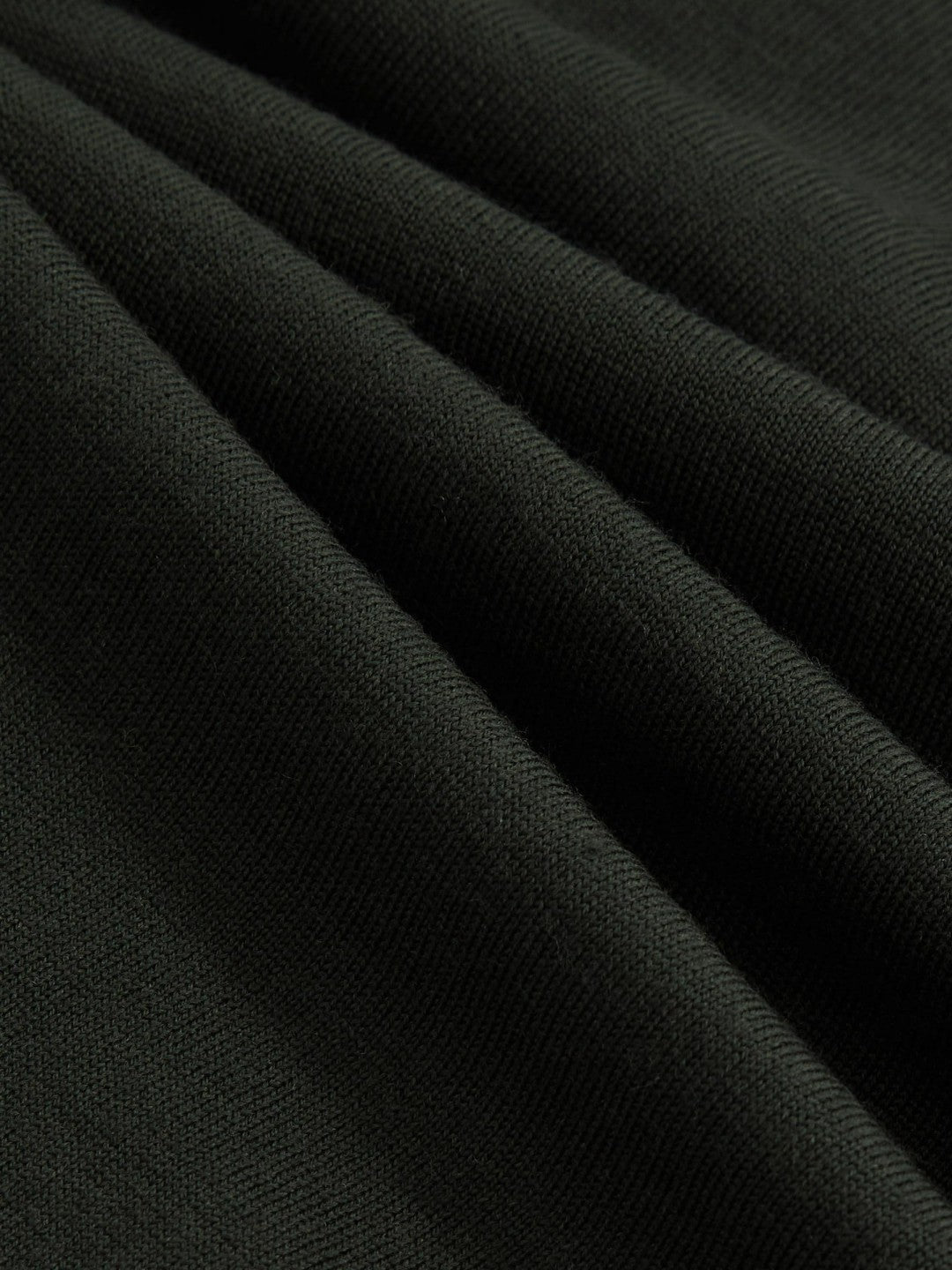 Merino Wool Half-Zip Jumper in Dark Military Green Men | Reiss