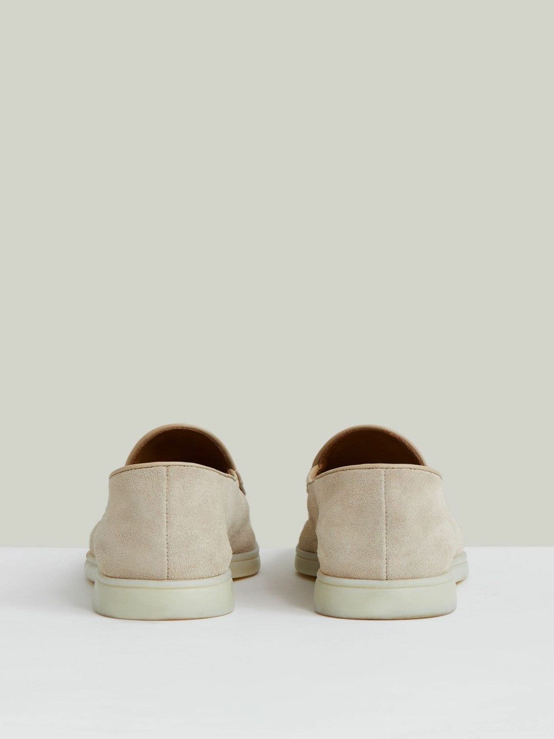 Suede Tassel Loafers in Light Stone Men | Reiss