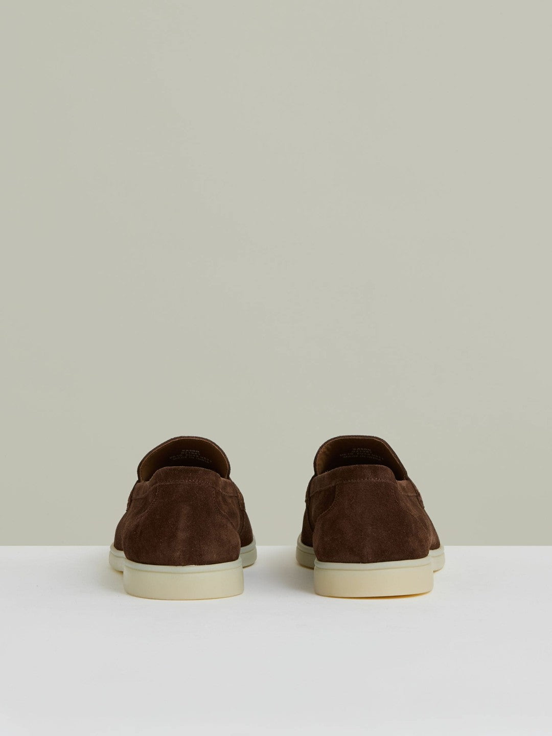 Suede Slip-On Loafers in Chocolate Brown Men | Reiss