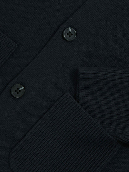 3-9 yrs Button-Through Knitted Cardigan in Navy Children & Baby | Reiss