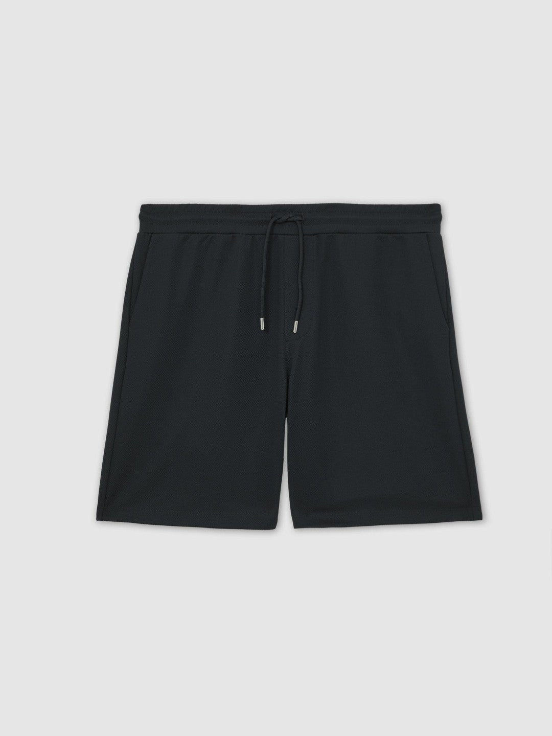 Textured Drawstring Shorts in Navy Men | Reiss