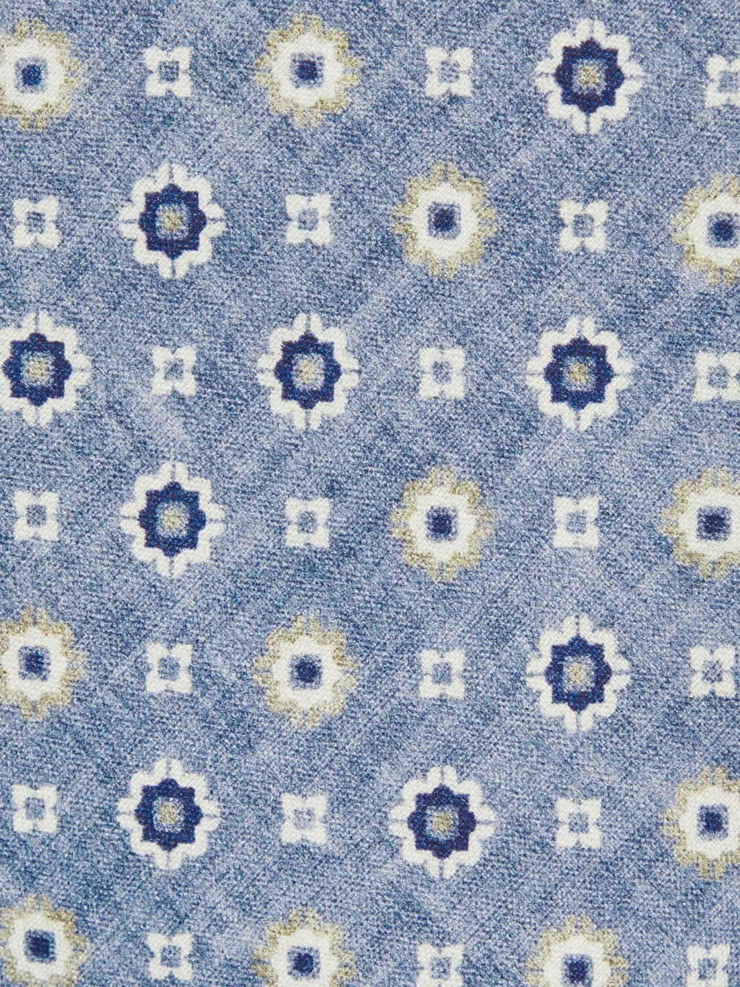 Silk Floral-Medallion Tie in Soft Blue Men | Reiss