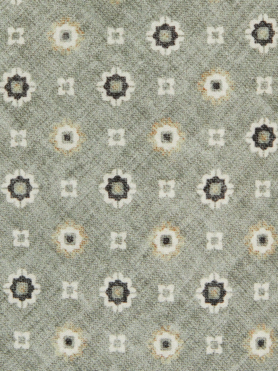 Silk Floral-Medallion Tie in Soft Sage Men | Reiss