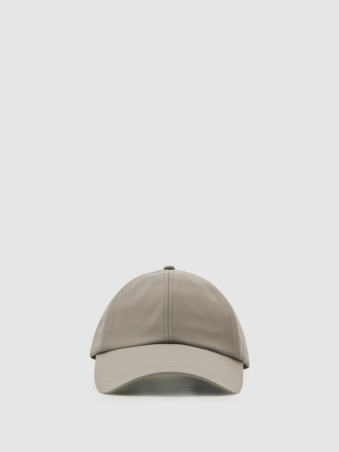 Embroidered Logo Tech Baseball Cap in Mushroom Brown Men | Reiss