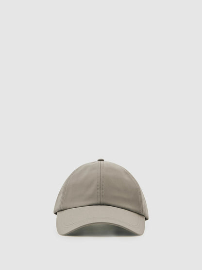 Embroidered Logo Tech Baseball Cap in Mushroom Brown Men | Reiss