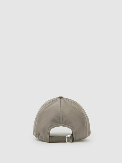 Embroidered Logo Tech Baseball Cap in Mushroom Brown Men | Reiss