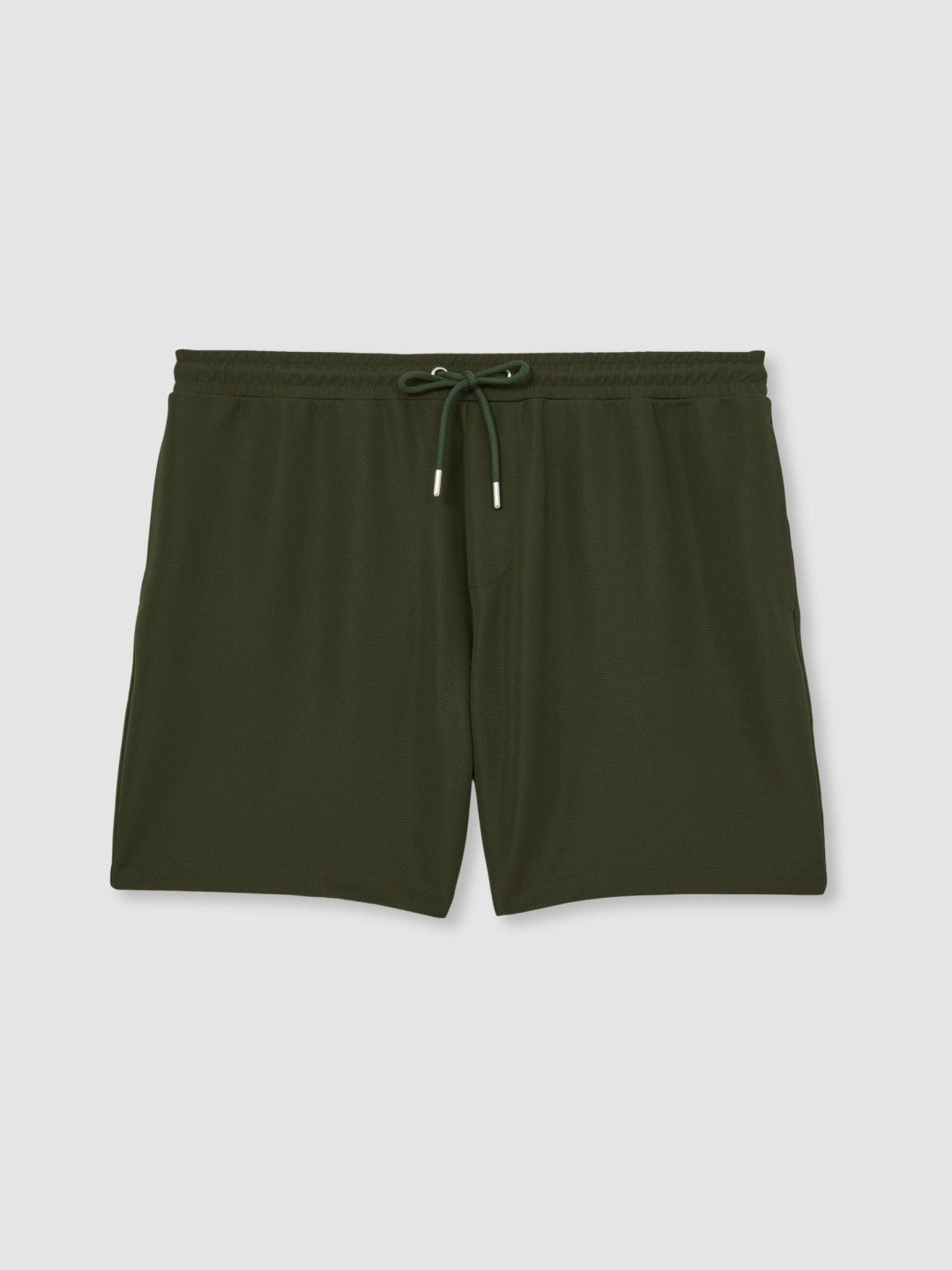 Textured Drawstring Shorts in Green Men | Reiss