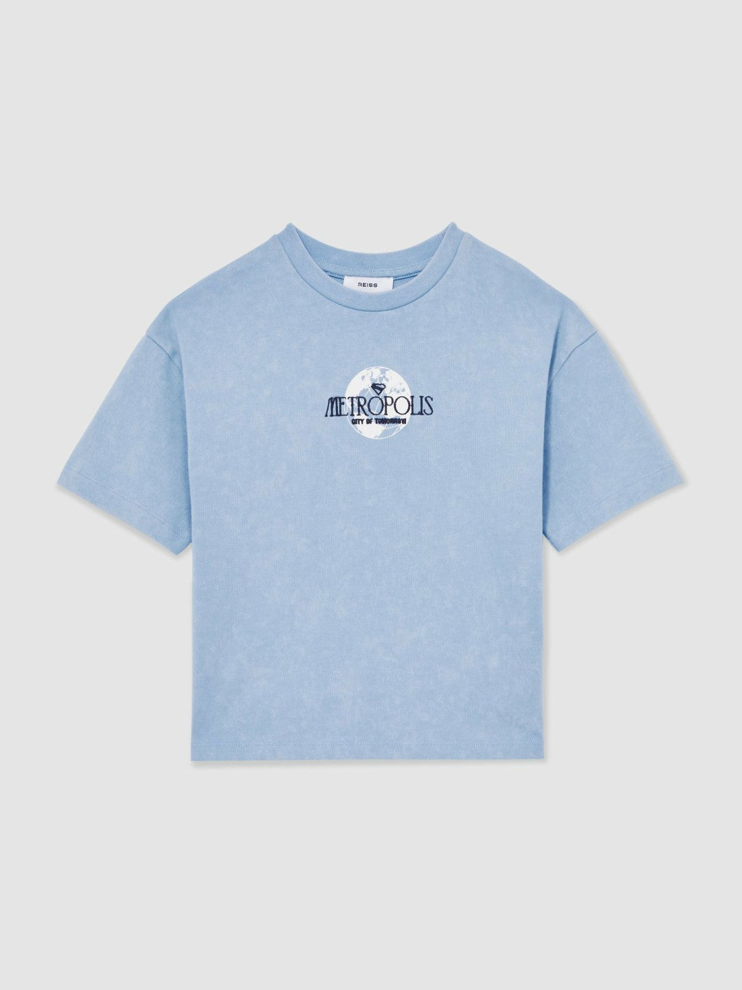 3-9 yrs Superman Metropolis Logo T-Shirt in Light Blue Children & Baby | Reiss