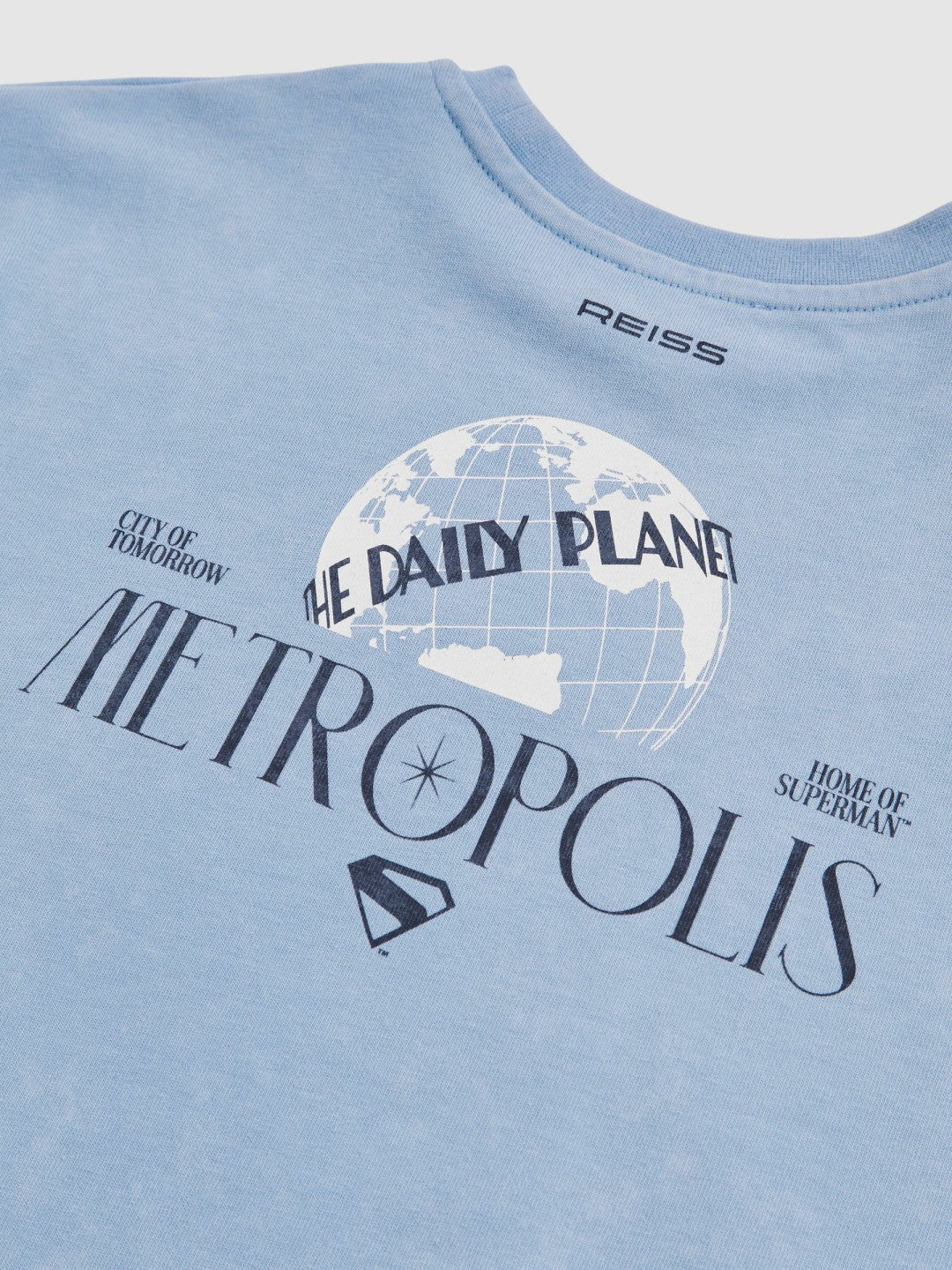 3-9 yrs Superman Metropolis Logo T-Shirt in Light Blue Children & Baby | Reiss