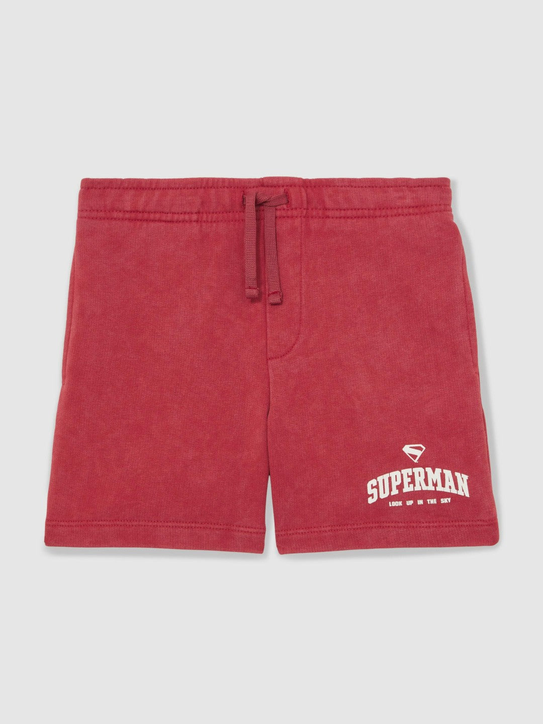 3-9 yrs Superman Cotton Logo Shorts in Red Children & Baby | Reiss