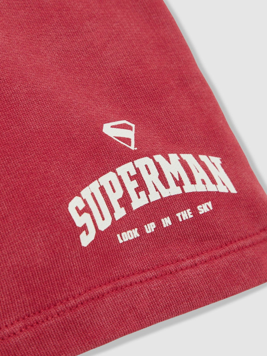 13-14 yrs Superman Cotton Logo Shorts in Red Children & Baby | Reiss