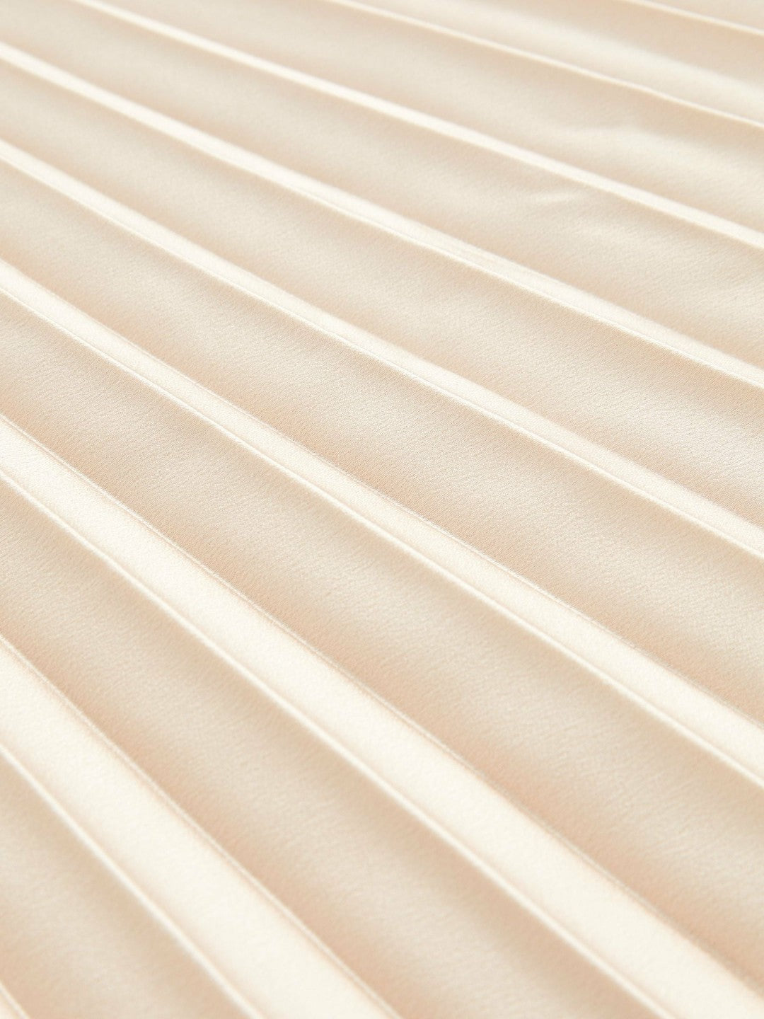 Pleated Midi Skirt in Champagne Neutral Women | Reiss