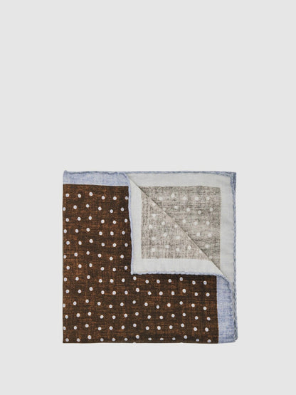 Pocket Squares in Chocolate Brown Men | Reiss